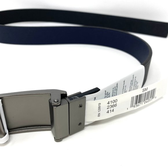 🌿 SALE 🌿 Calvin Klein Reversible Plaque Belt Black 1.25 CK 41002366 010 - Picture 6 of 10